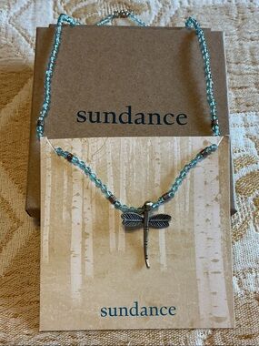 SUNDANCE CATALOG DRAGONFLY NECKLACE
